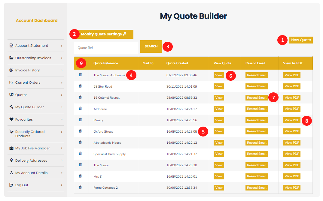 How To Guide | My Quote Builder