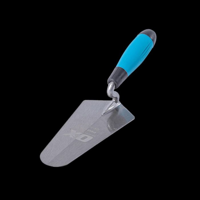 Product image with black backdrop of gauging trowel.